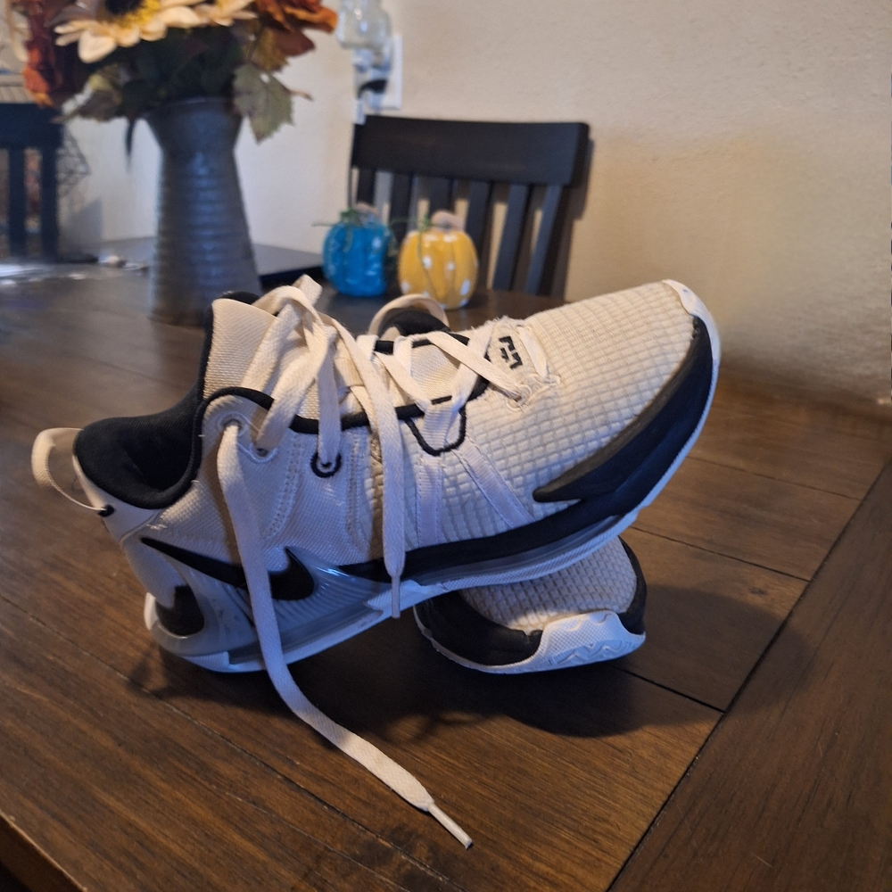 Nike Black and Cream Athletic Shoes